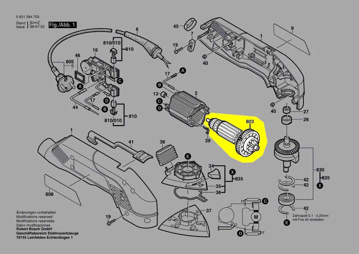 Induit réf. 2 604 010 952 Bosch